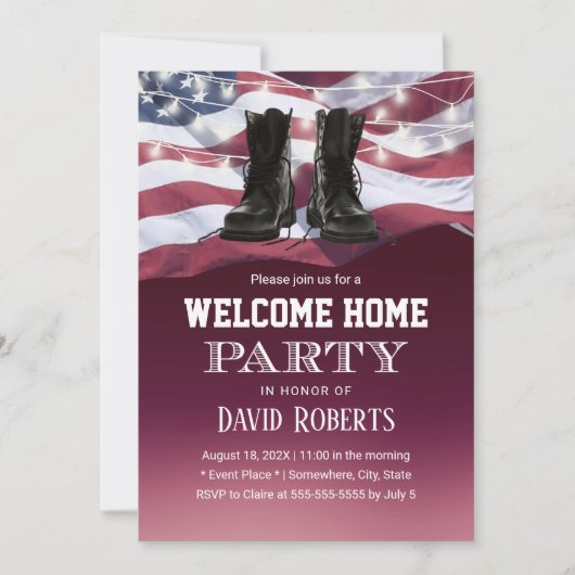 Meerjarig startpunt van de Amerikaanse vlag Kaart (Voorkant)