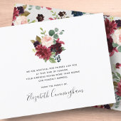 Meerjarig Waterverf Floral botanisch Bedankkaart