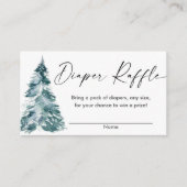 Meerjarig waterverf kerstboomluidop informatiekaartje (Voorkant)