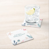 Meerjarig Zee van de Middellandse Zee Scheerstaart Kartonnen Onderzetters (Insitu)