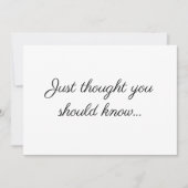 Meerjarige aankondiging zwangerschap met minimale  (Voorkant)