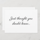 Meerjarige aankondiging zwangerschap met minimale  (Voorkant / Achterkant)