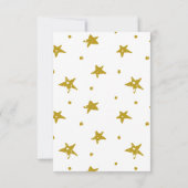 Meerjarige Baby-aanmaningskaart Aankondiging (Achterkant)