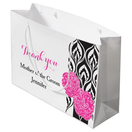 Meerjarige bruinbruidskamer voor een cadeautas (Achterkant Gekanteld)