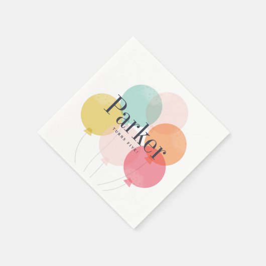 Meerjarige koningsfeest servetten (Hoek)