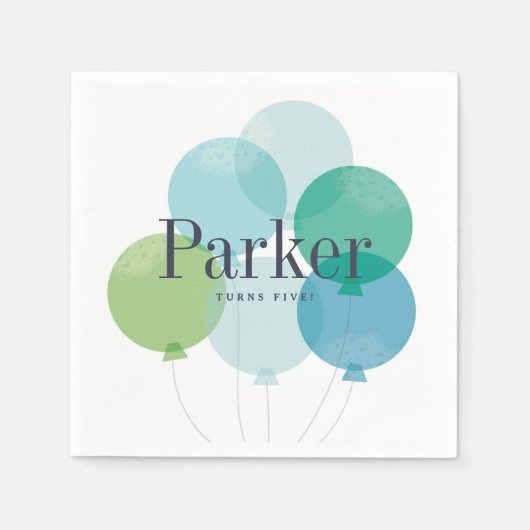 Meerjarige koningsfeest servetten (Voorkant)