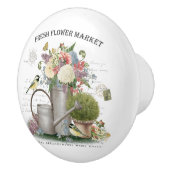 Meerjarige  tuinbouwbloemtuin keramische knop (Rechts)