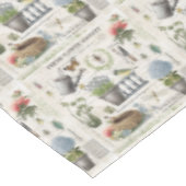 Meerjarige  tuinbouwbloemtuin tafelkleed (Gekanteld)