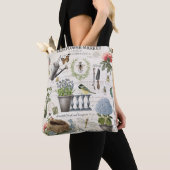 Meerjarige tuinbouwbloemtuin tote bag (Dichtbij)