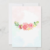 Meerjarige uitnodiging voor twee meisjes in Fairy  (Achterkant)