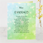 Meerjarige verjaardag van de groet van Emerald Kaart (Gele Bloem)