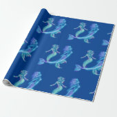 Meerjungfrauen mermaids cadeaupapier (Uitgerold)