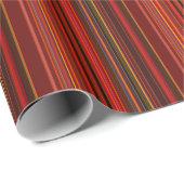 Meerkanaalarm - Trendy stijl - Stripe Patroon Cadeaupapier (Rol Hoek)