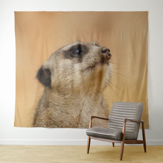 Meerkat 001 van JAMFoto Wandkleed (In Situ (horizontaal))