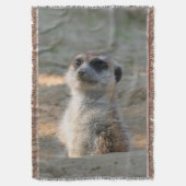 Meerkat 004 deken (Voorkant Verticaal)