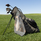 Meerkat 004 golfhanddoek (Groen)