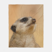 Meerkat 011 fleece deken (Voorkant)