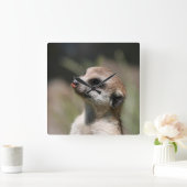 Meerkat 014 vierkante klok (Huis)