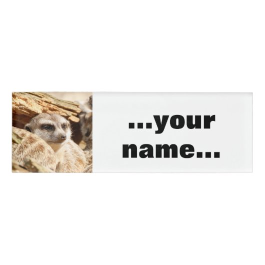 Meerkat_021 Naambadge (Voorkant)