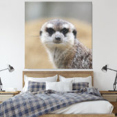 Meerkat 022 canvas afdruk (Insitu (Slaapkamer))