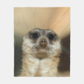 Meerkat 023 fleece deken (Voorkant)
