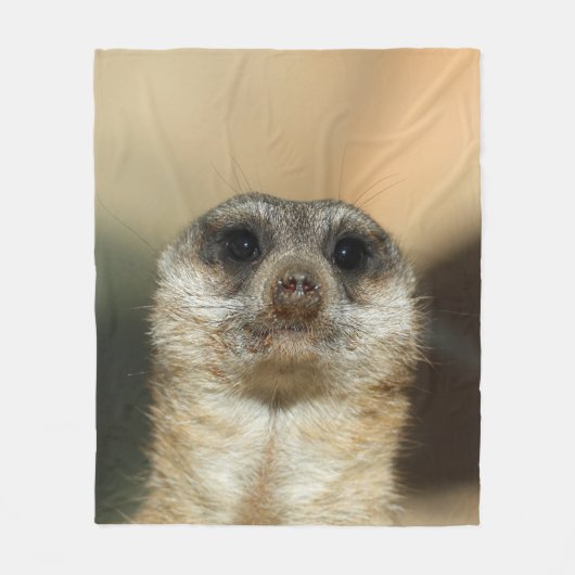 Meerkat 023 fleece deken (Voorkant)