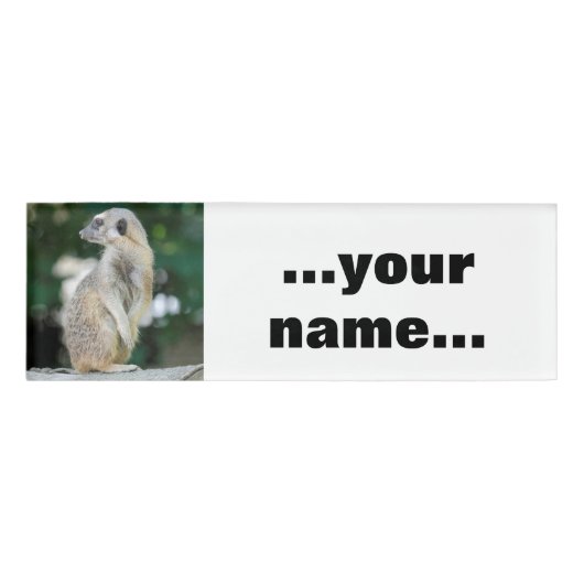 Meerkat 025 naambadge (Voorkant)