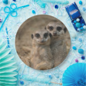 Meerkat 067 papieren bordje (Feest)
