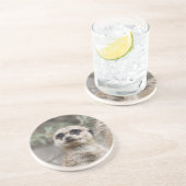 Meerkat 082 zandsteen onderzetter (Zijkant)