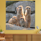 Meerkat 110 canvas afdruk (Insitu (Woonkamer))