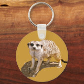 Meerkat Afbeelding Sleutelhanger (Voorkant)