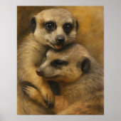 Meerkat Affection Poster (Voorkant)