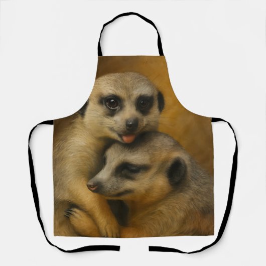 Meerkat Affection Schort (Voorkant)