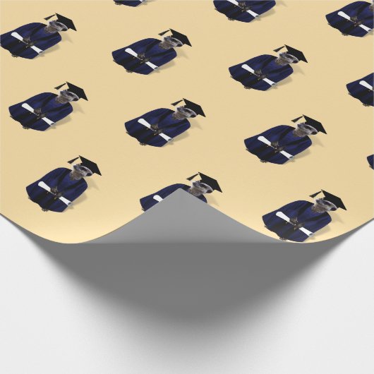 Meerkat Afstuderen Gown Afstuderen Cadeaupapier (Hoek)