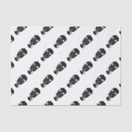 Meerkat Afstuderen W/Gray Gown & Black Sash Tissuepapier