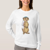 Meerkat als Bride met Veil T-shirt (Voorkant)