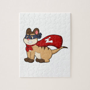 Meerkat als Hero met Masker Legpuzzel