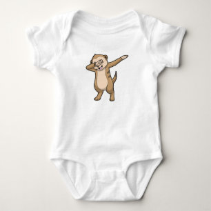 Meerkat als Hip Hop Dance Dab Romper