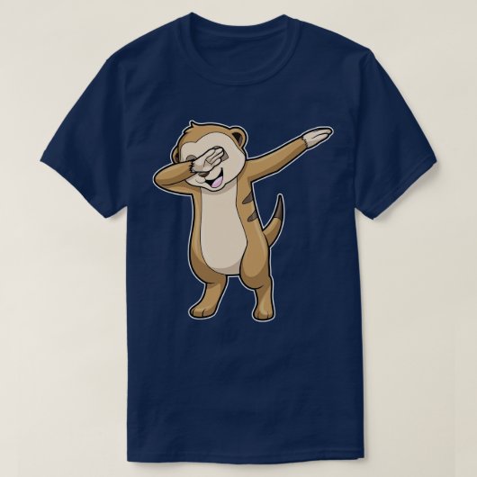 Meerkat als Hip Hop Dance Dab T-shirt (Design voorkant)