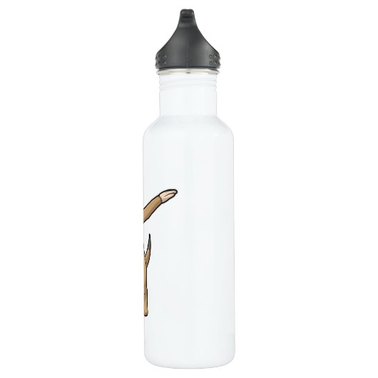 Meerkat als Hip Hop Dance Dab Waterfles (Rechts)