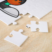 Meerkat als muzikant met gitaar legpuzzel (Zijkant)