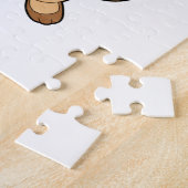 Meerkat als Pensioner met een wandelstok Legpuzzel (Zijkant)