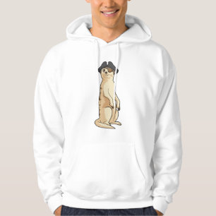 Meerkat als Piraat met Pirate pet Hoodie