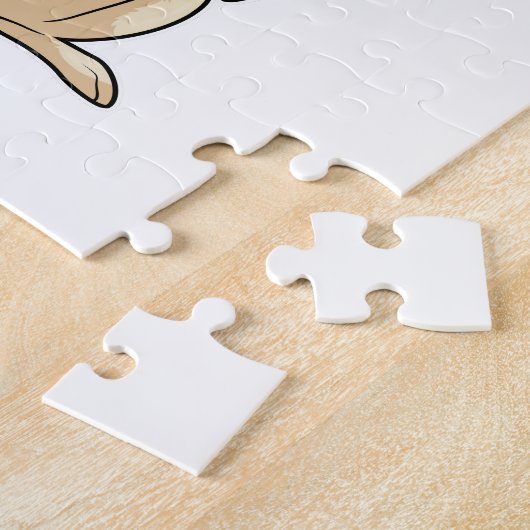 Meerkat als Piraat met Pirate pet Legpuzzel (Zijkant)