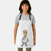 Meerkat als verpleegster met hart schort (Insitu)