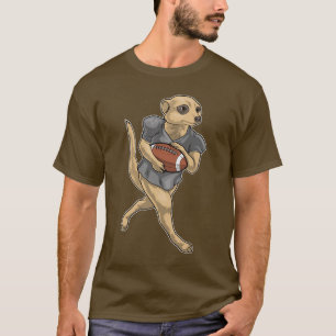 Meerkat Amerikaans Football Sport T-shirt