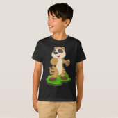 Meerkat Amerikaans Football Sport T-shirt (Voorkant volledig)