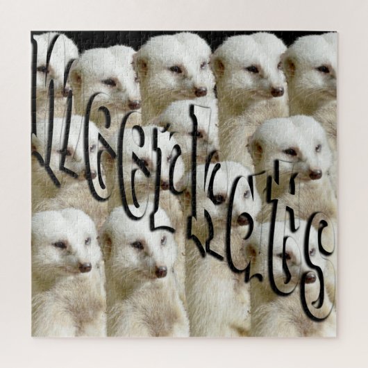 Meerkat Army Logo Legpuzzel (Verticaal)