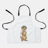 Meerkat as Bride with Veil Schort (Voorkant)