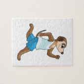 Meerkat at Running Sports Legpuzzel (Horizontaal)